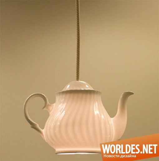 декоративный дизайн, декоративный дизайн ламп, дизайн современных ламп, лампы, современные лампы, оригинальные лампы, лампы в виде чайника